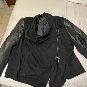 Faux leather jacket